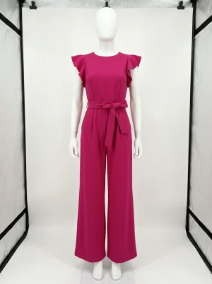 Combinaison rose femme élégante pour mariage