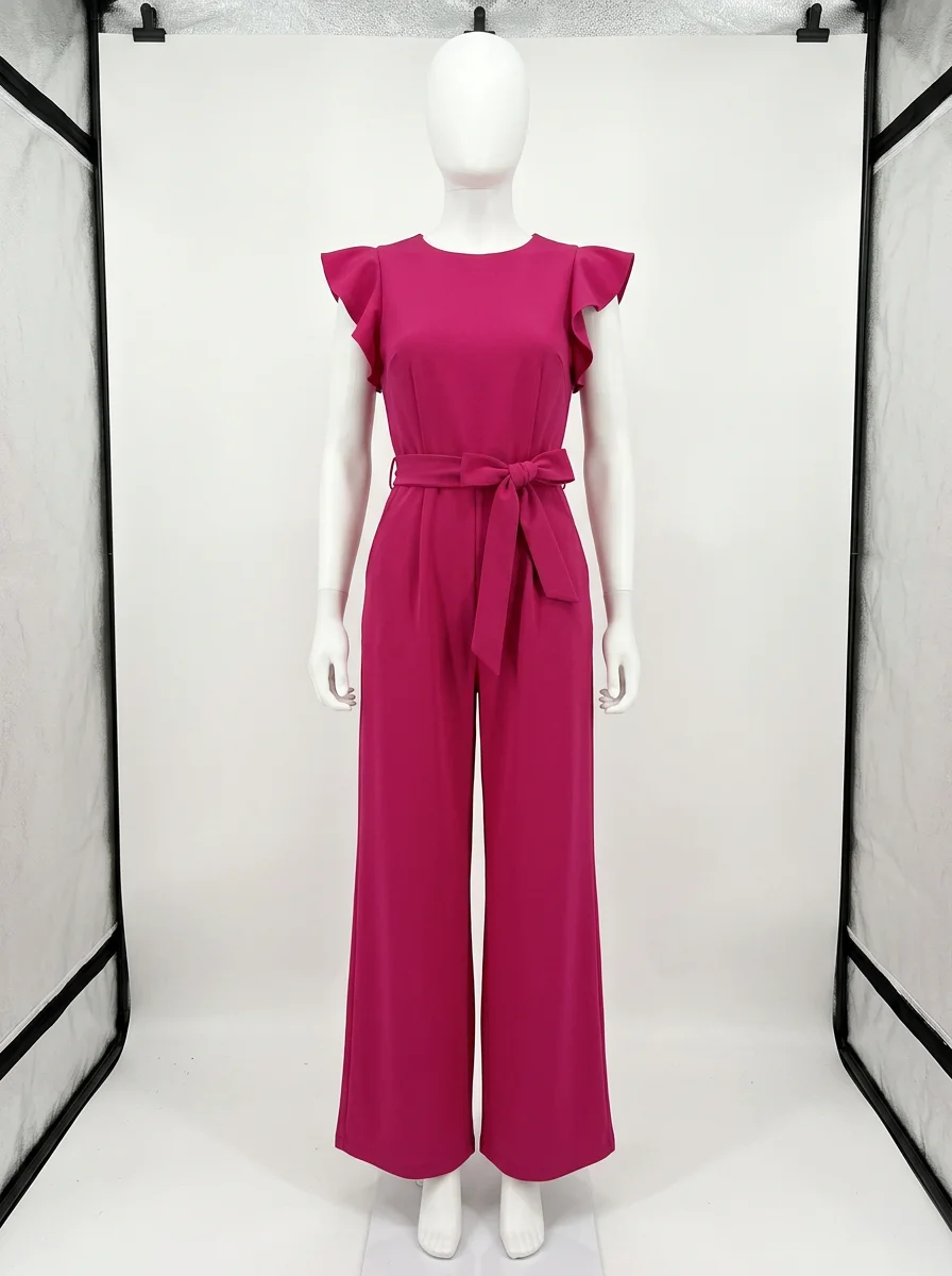 Combinaison rose femme élégante pour mariage
