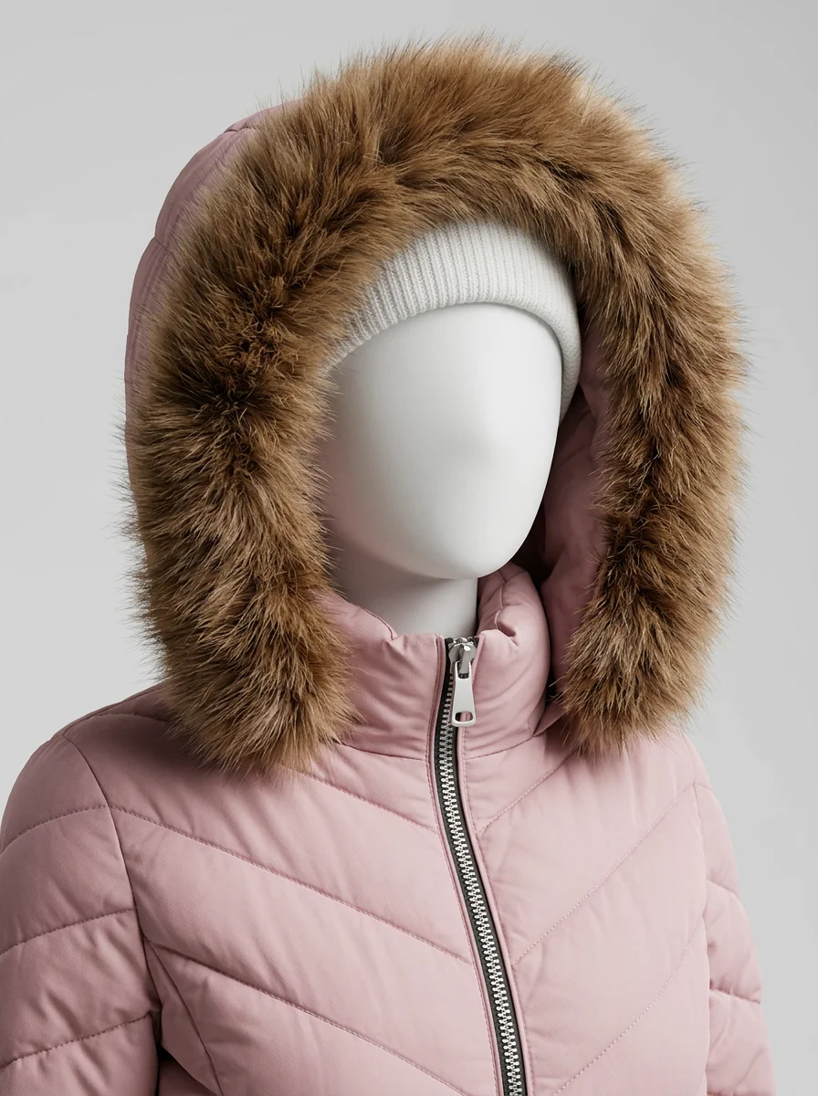 Combinaison rose ski femme élégante cintrée – Image 9